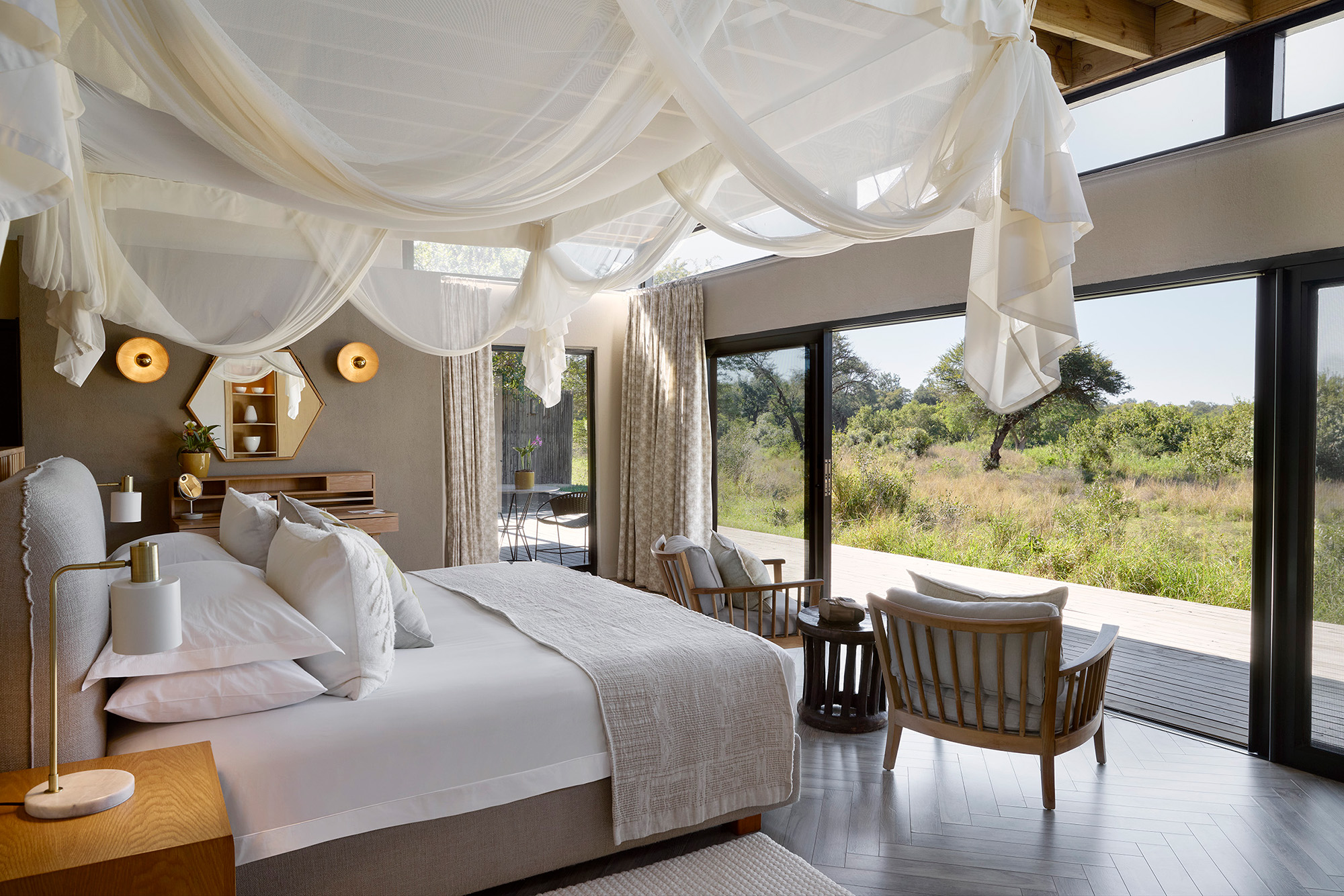 Lion Sands River Lodge_Family River Suite_ Bedroom One_01