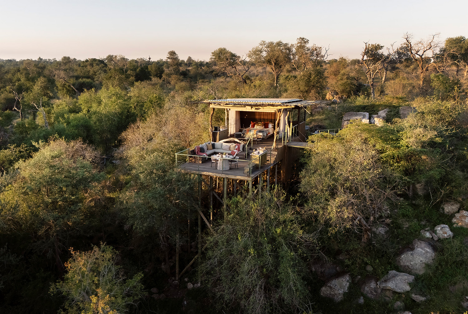 Lion Sands Kingston Treehouse_Aerial View_02